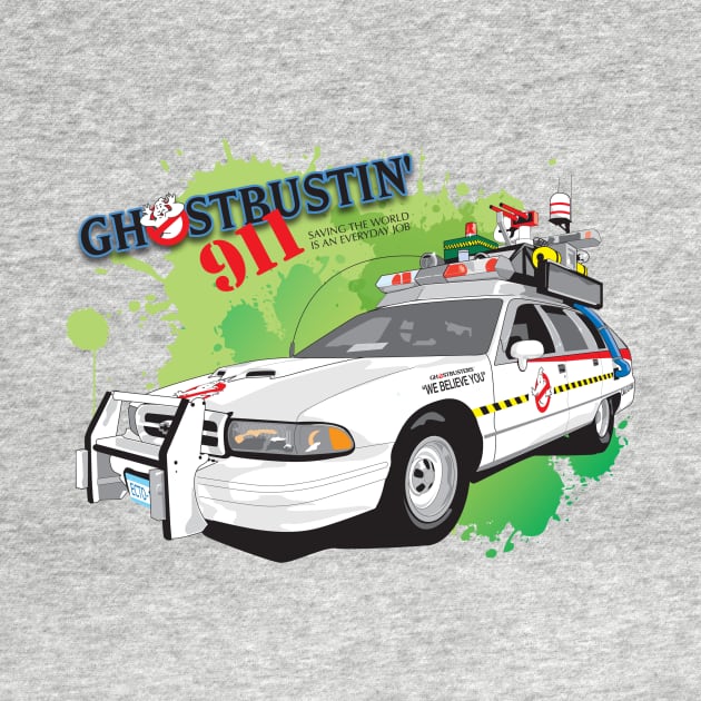 GHOSTBUSTIN' 911 ECTO-1C by TCGhostbusters